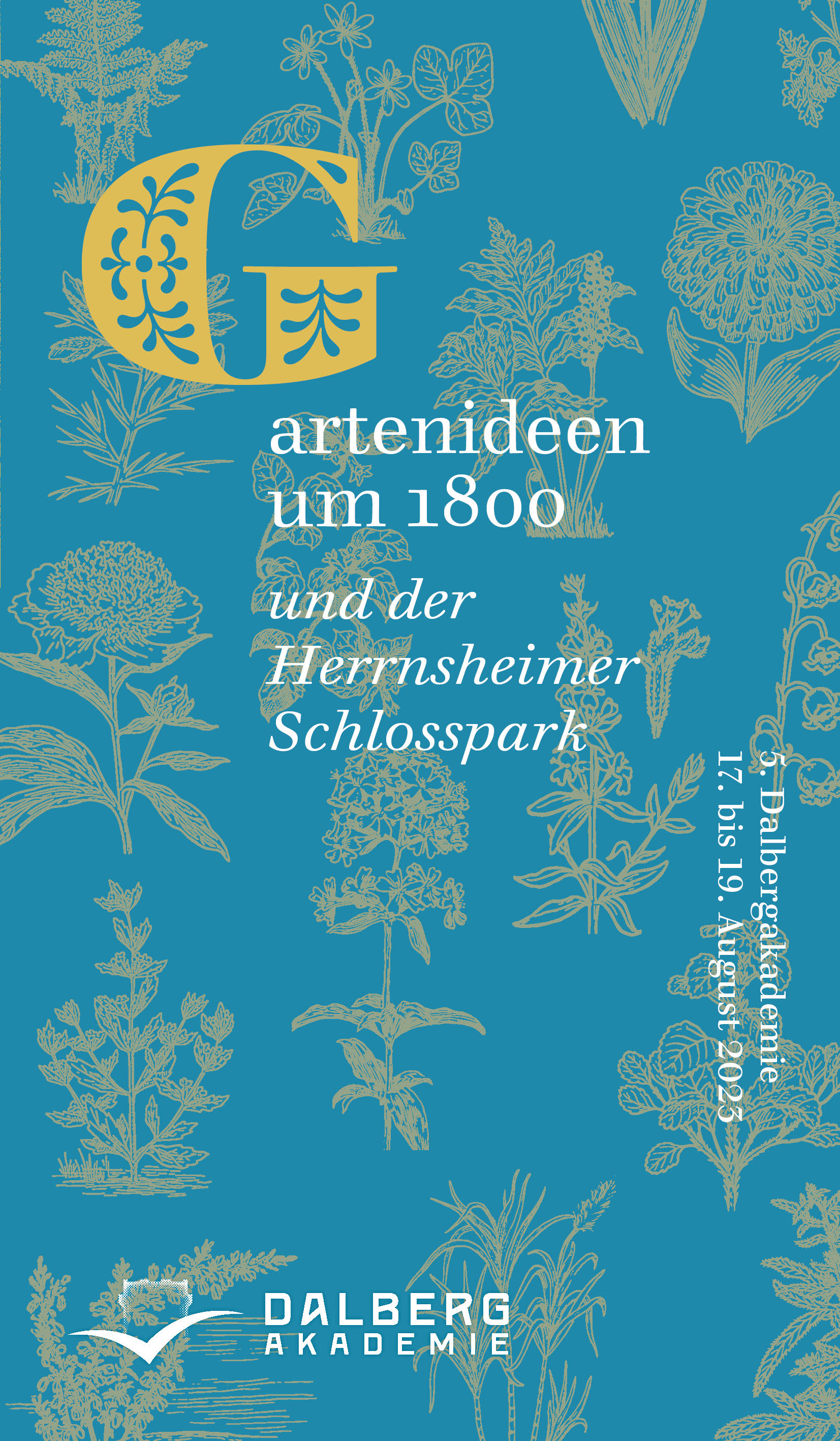 Faltblatt Gartenideen um 1800 und der Herrnsheimer Schlosspark